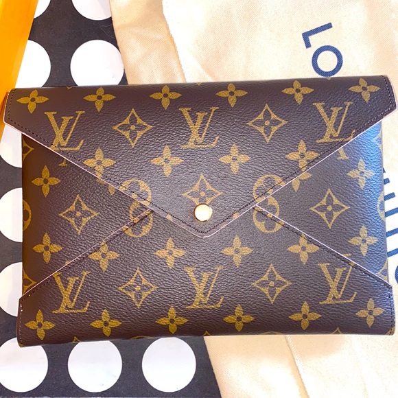 Louis Vuitton- Monogram Large Kirigami Pochette Insert Rose Ballerine